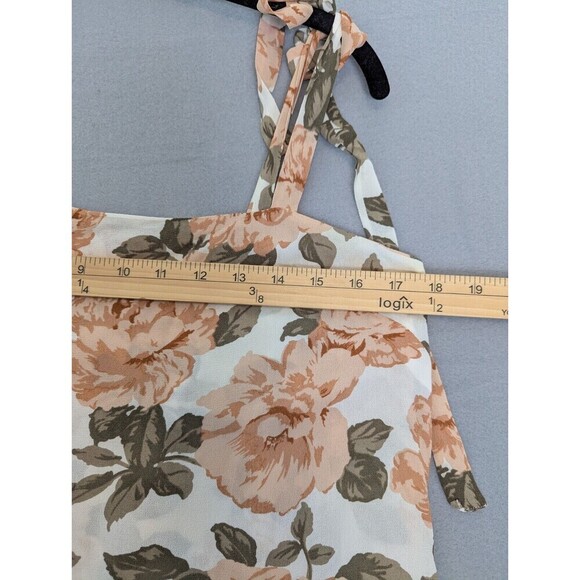 Reformation Dixie Dress Womens Size S White Floral Roses - Picture 11 of 12